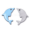 201 Stainless Steel Enamel Pendants STAS-N088-16G-2