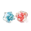 Transparent Resin & Natural Shell Beads RESI-B039-03B-2