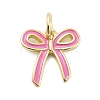 Brass Enamel Charms X-KK-H206-15G-03-1