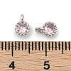 Brass Pave Cubic Zirconia Pendants KK-H204-03P-04-3