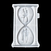 Valentine's Day Sandglass with Couple DIY Wall Decoration Statue Silicone Molds LS-SIL-F007-11-3