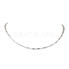 Non-Tarnish 304 Stainless Steel Rectangle link Chain Necklaces NJEW-JN04746-01-1