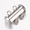 Tarnish Resistant 304 Stainless Steel Slide Lock Clasps LS-STAS-G071-51P-2