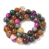 Natural Agate Beads Strands G-M437-C01-01Z-4