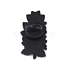 Black Zinc Alloy Brooches JEWB-O012-04C-2