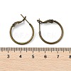 Brass Hoop Earrings KK-I665-26A-AB-4
