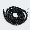 Natural Black Spinel Beads Strands X-G-E366-07-2mm-3