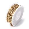 304 Stainless Steel Textured Dapped Chains CHS-G041-01G-3