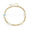 100Pcs 10 Colors Transparent Glass Beads GLAA-CJ0001-56-10