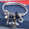 Adjustable Stainless Steel European Bangles FS-WGCF4A6-02-1