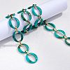 Handmade Imitation Gemstone Style Link Chains AJEW-J034-01B-5