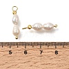 Natural Freshwater Pearl Beaded Pendants PA-CBAF2FA-02G-02-3