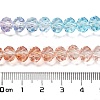 Transparent Painted Glass Beads Strands DGLA-A034-T6mm-A19-3