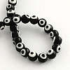 Round Handmade Evil Eye Lampwork Beads LAMP-R114-10mm-08-1