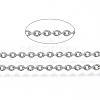 Tarnish Resistant 304 Stainless Steel Chains CHS-S001-12A-P-2