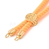 Twisted Nylon Cord Silder Bracelets DIY-B066-03G-12-2