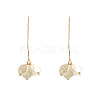 Alloy Pearl Bead Dangle Earrings FS-WG097D2-01-5
