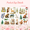 3 Sheets 3 Styles PVC Waterproof Decorative Stickers DIY-WH0404-070-2