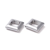 PVD Vacuum Plating Non-magnetic Synthetic Hematite Linking Rings G-G856-08-3