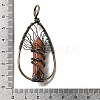 Natural Red Jasper Double Terminal Pointed Faceted Bullet Big Pendants G-Q015-01D-3