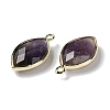 Natural Amethyst Pendants G-B009-01G-Q-2