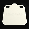 Rectangle Shape Cardboard Necklace Display Cards CDIS-Q001-14B-2