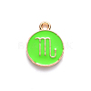 Alloy Enamel Pendants ENAM-S124-01B-06L-2