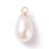 Natural Pearl Charms X-PALLOY-JF01281-02-1