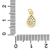 Brass Micro Pave Cubic Zirconia Pendants X-KK-U056-09G-3