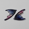 Translucent Resin Glitter Powder Pendants X1-RESI-TAC0018-18E-2