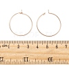 Ion Plating(IP) 316L Surgical Stainless Steel Hoop Earring Findings STAS-D164-01RG-4