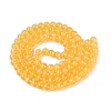 Transparent Glass Imitation Cat Eye Beads Strands GLAA-Q110-01B-16-2