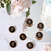 Gorgecraft 10Pcs 1-Hole Alloy Enamel Buttons DIY-GF0007-55-4