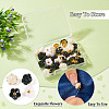40Pcs 2 Styles 1-Hole ABS Plastic Buttons BUTT-TA0001-32-5