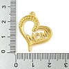 Ion Plating(IP) Real 18K Gold Plated 304 Stainless Steel Rhinestone Pendants STAS-P341-11G-02-3