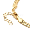 Rack Plating Brass Herringbone Chain Necklace BJEW-D058-01G-3