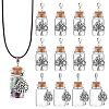 20Pcs Alloy Glass Bottle European Dangle Charms PALLOY-GA0001-14-1