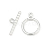 Sterling Silver Ring Toggle Clasps X-STER-A008-16-1