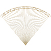 40Pcs Ring Shaped Steel Wire Name Card Clip Holder AJEW-CN0006-50-7