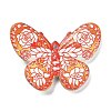 Printed Opaque Acrylic Beads MACR-R004-02I-1