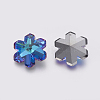 K9 Glass Rhinestone Pendants GLAA-K034-H04-2