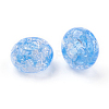 Transparent Crackle Acrylic Beads MACR-E025-30B-2
