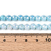 Anti-Tarnish Electroplate Glass Beads Strands GLAA-N010-6mm-05-3