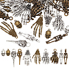 Fingerinspire 60Pcs 10 Styles Alloy Pendants FIND-FG0002-80-1