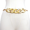 Alloy Chunky Cuban Link Chain Belts for Dress FS-WG9B36C-01-2