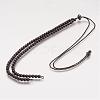 Brass Bead Chain Necklace Making NJEW-F151-01B-1