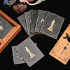 CHGCRAFT 10Pcs 5 Styles Wood Tarot Cards DJEW-CA0001-36-4