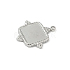 304 Stainless Steel Pendant Cabochon Settings STAS-L293-08P-2