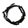 Natural Black Onyx(Dyed & Heated) Beads Strands G-F762-A16-01-3