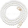 Acrylic Imitation Pearl Bag Strap FIND-WH0046-05G-1